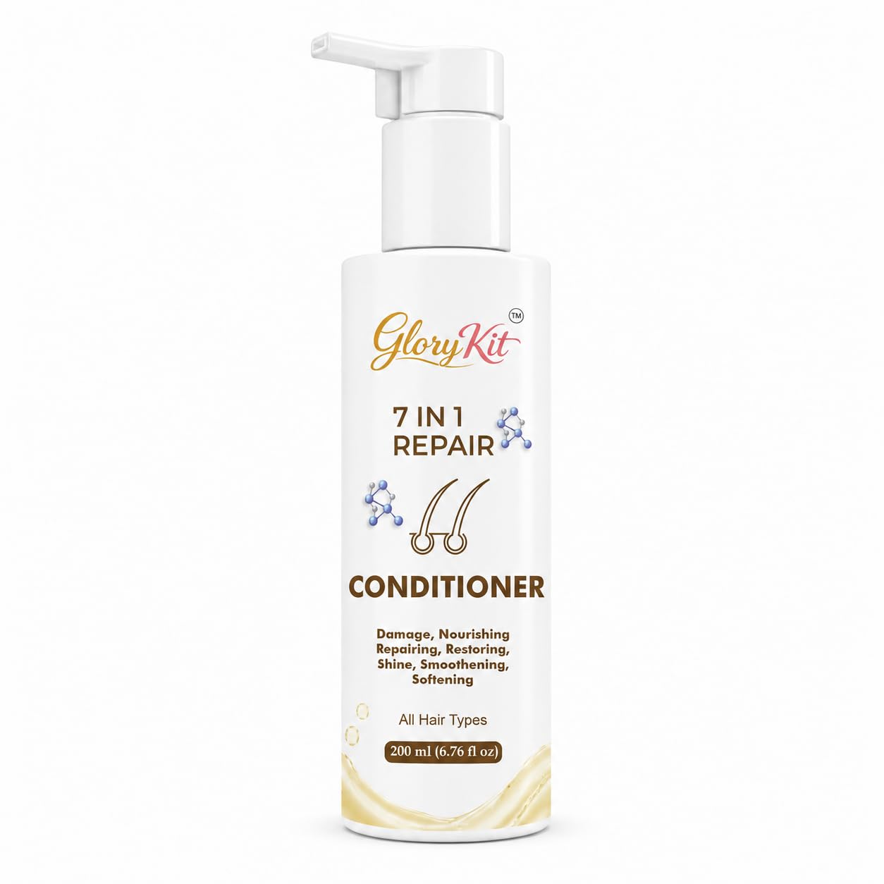 Glory Kit 7 in 1 Repair Conditioner, for Smooth & Nourished Hair, Suitable for All Hair Types, 200ml