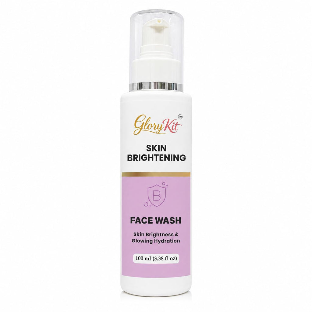 Glory Kit Skin Brightening Face Wash with Lightweight Formula for Soft and Fresh Looking Skin, 100 ml