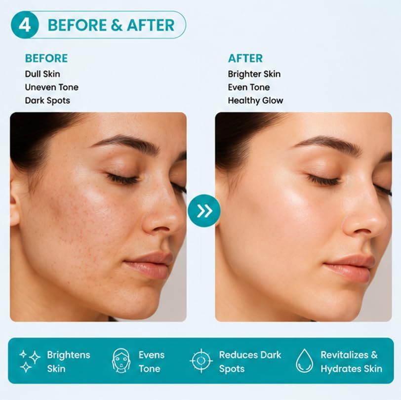 Glory Kit Skin Lightening Face Creamfor Daily Skin Care Routine, Smooth and Fresh Looking Facial Cream for Uneven Looking Skin, 50 g