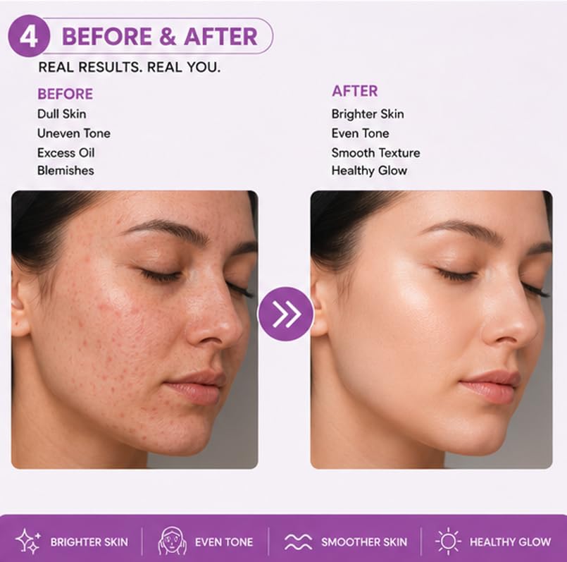 Glory Kit Skin Brightening Face Wash with Lightweight Formula for Soft and Fresh Looking Skin, 100 ml