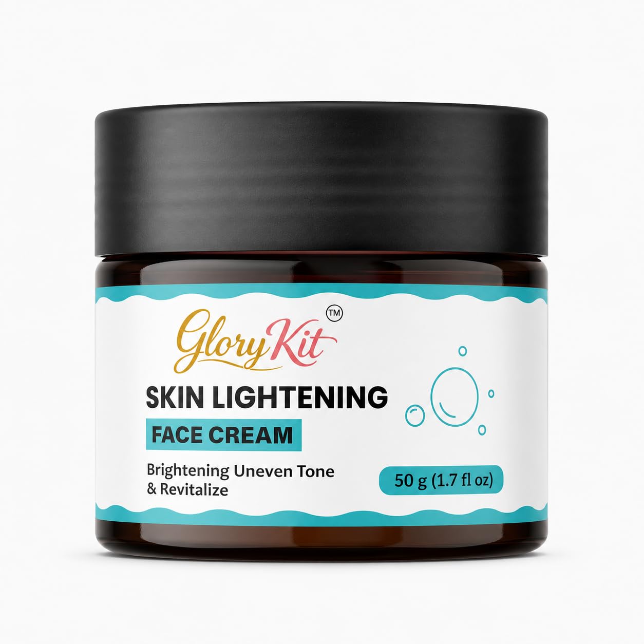Glory Kit Skin Lightening Face Creamfor Daily Skin Care Routine, Smooth and Fresh Looking Facial Cream for Uneven Looking Skin, 50 g