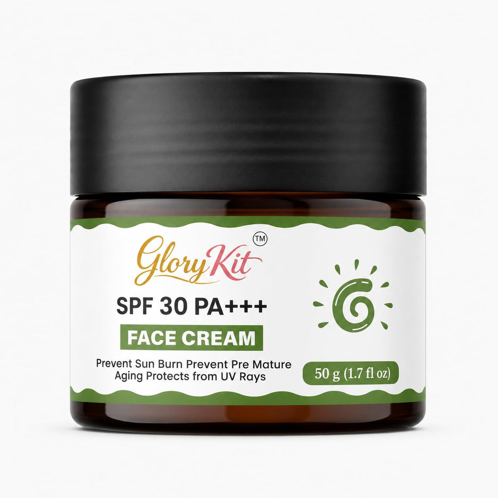 Glory Kit SPF 30 PA+++ Face Cream for Daily Skin Care with Smooth Texture and Lightweight Hydrating Formula, 50 g