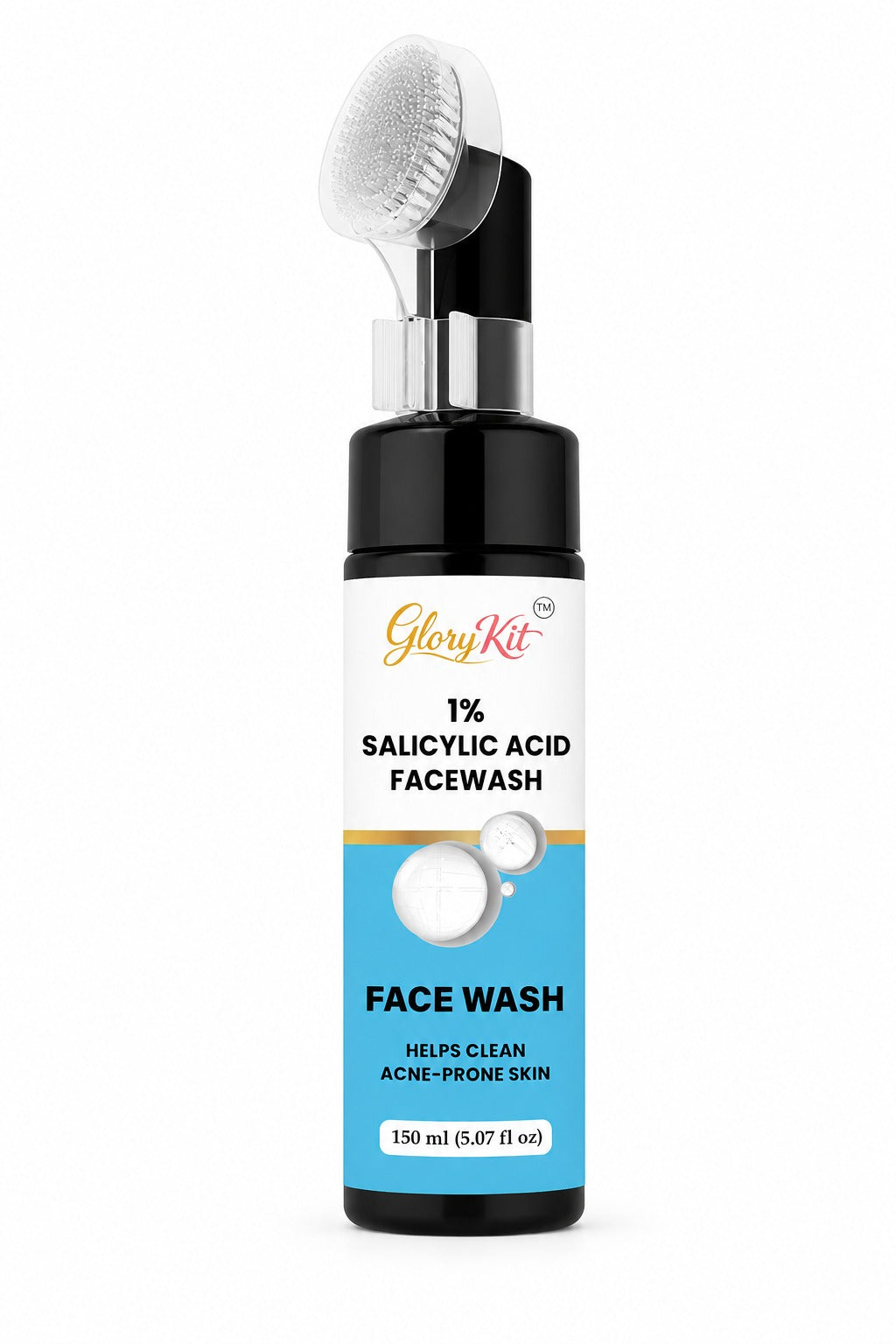 Glory Kit Salicylic Acid Daily Face Wash with Lightweight Cleansing Formula for Fresh and Balanced Looking Skin, 100 ml